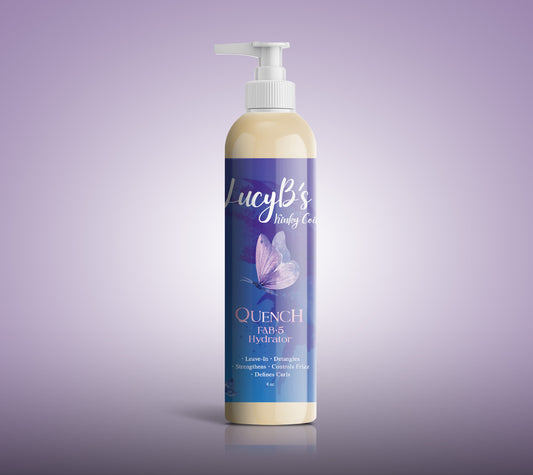Quench Fab-5 Leave-In Hydrator ~ Detangles, Strengthens Hair ~ Defines Curls