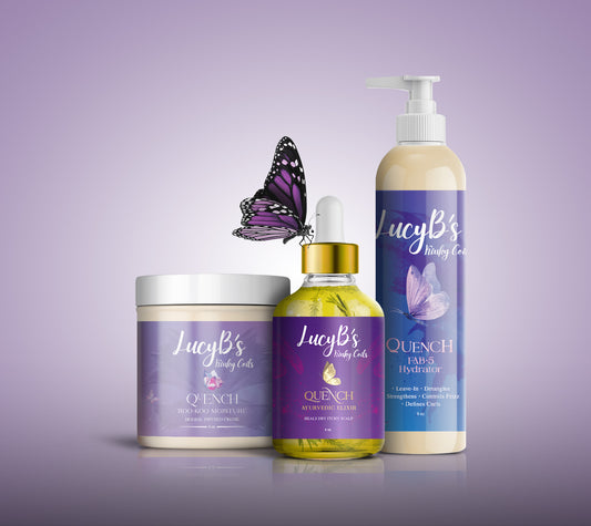 Quench Moisturizing Trio ~ Extreme Moisture for Dry, Damaged Hair