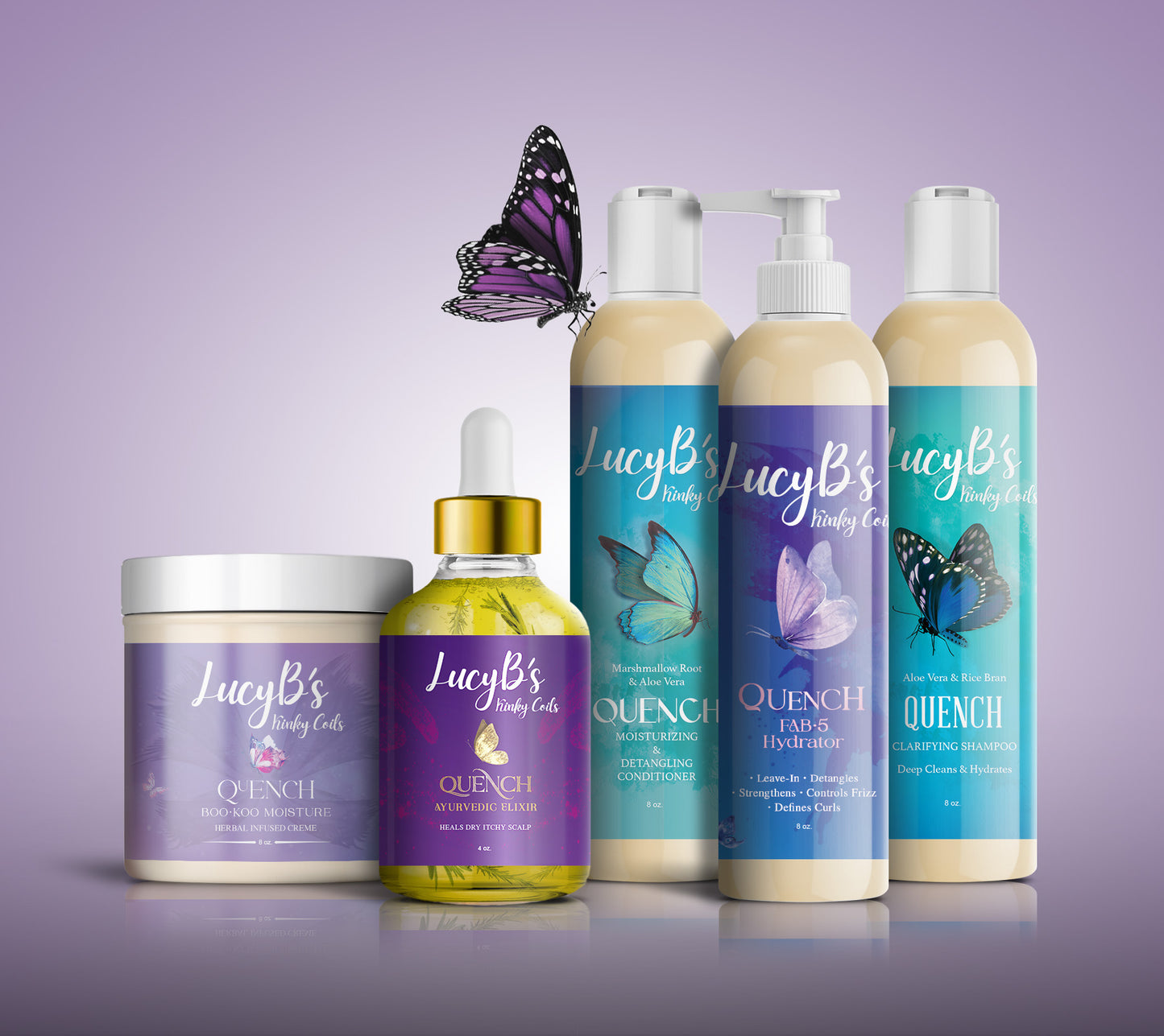 Quench Wash Day Bundle ~ Extreme Moisture for Dry, Damaged Hair